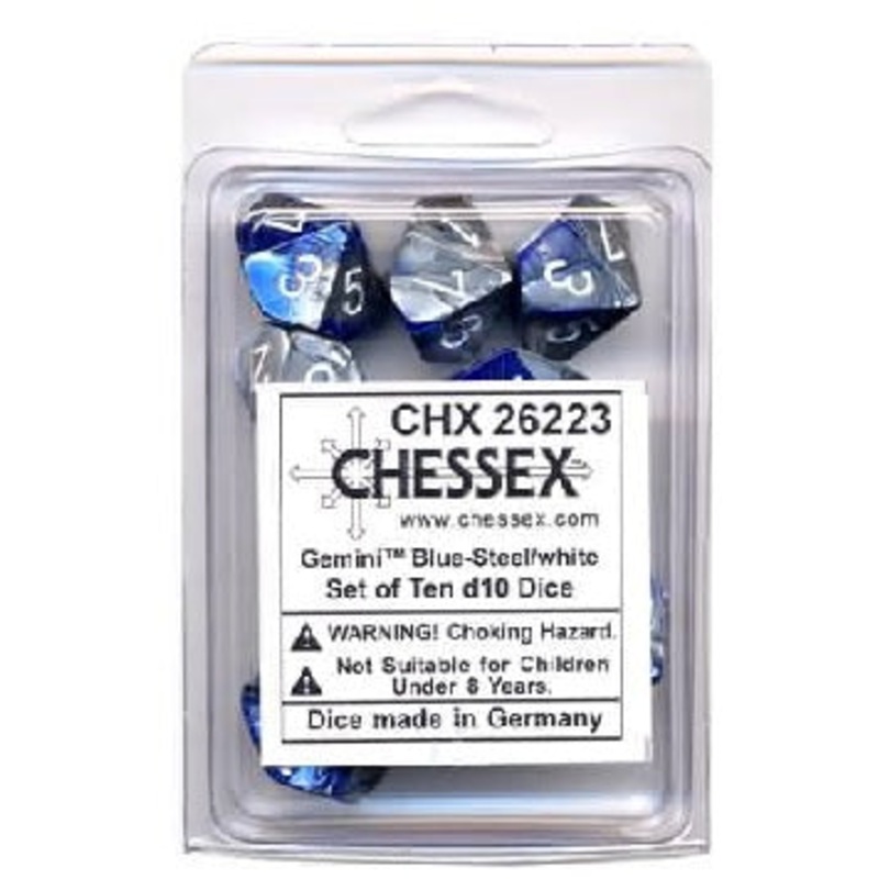 GEMINI 10D10 BLUE-STEEL/WHITE