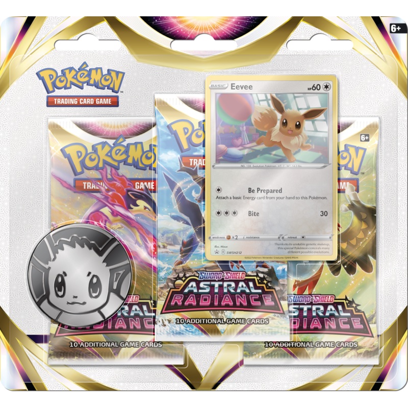 POKEMON SWSH10 ASTRAL RADIANCE 3PK BLISTER