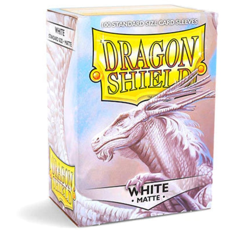 Dragon Shield Matte White Sleeves (100)