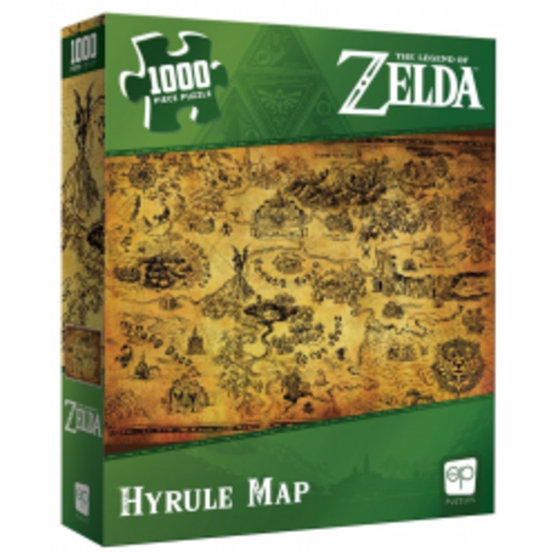 Collector’s Puzzle- The Legend of Zelda “Hyrule Map” – Jigsaw 1000pcs