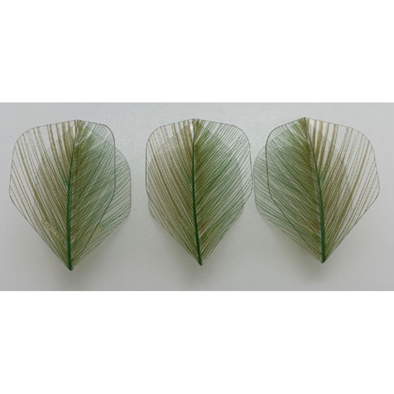 Loxley Green Transparent Feather Flights