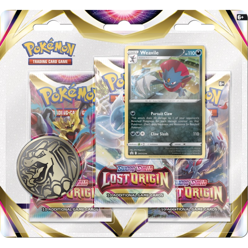 POKEMON SWSH11 LOST ORIGIN 3PK BLISTER