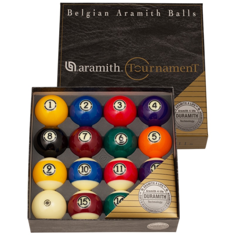 Aramith 2 1/4 Duramith Tournament Pool Balls