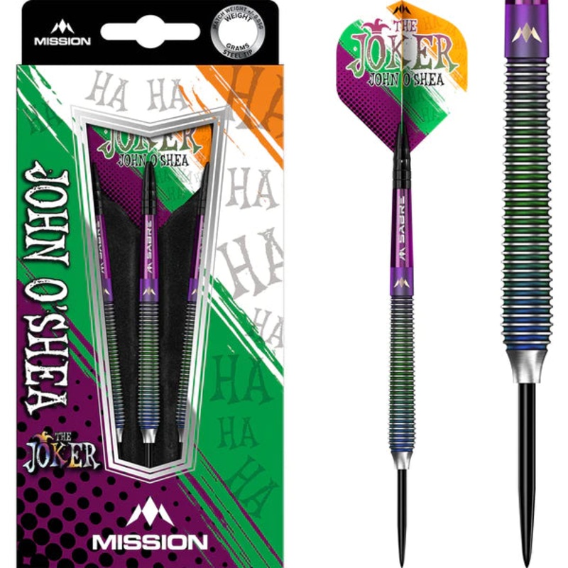 Mission John O Shea Darts The Joker Coral 26g 95% Tungsten Darts