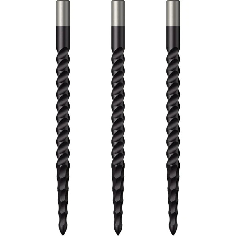 Mission Lunar CS Dart Points Rough Cut – Black-40mm