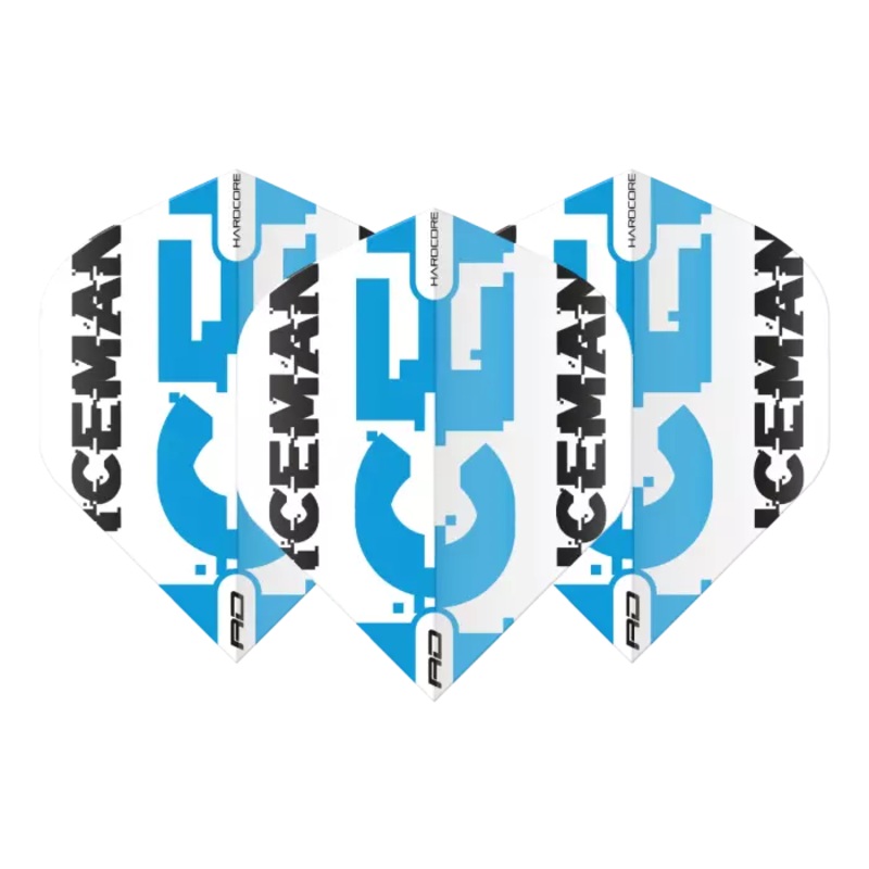 Gerwyn Price White and Blue Hardcore Flights