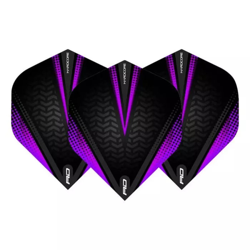 Hardcore Radical Purple Dart Flights