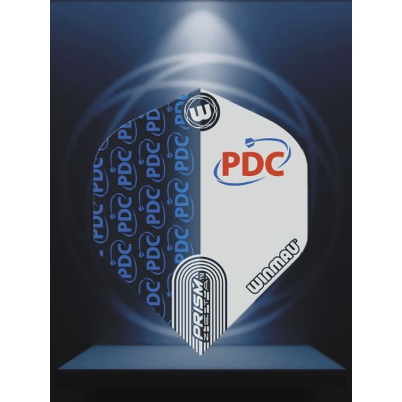 PDC Prism Zeta Blue & White Flights