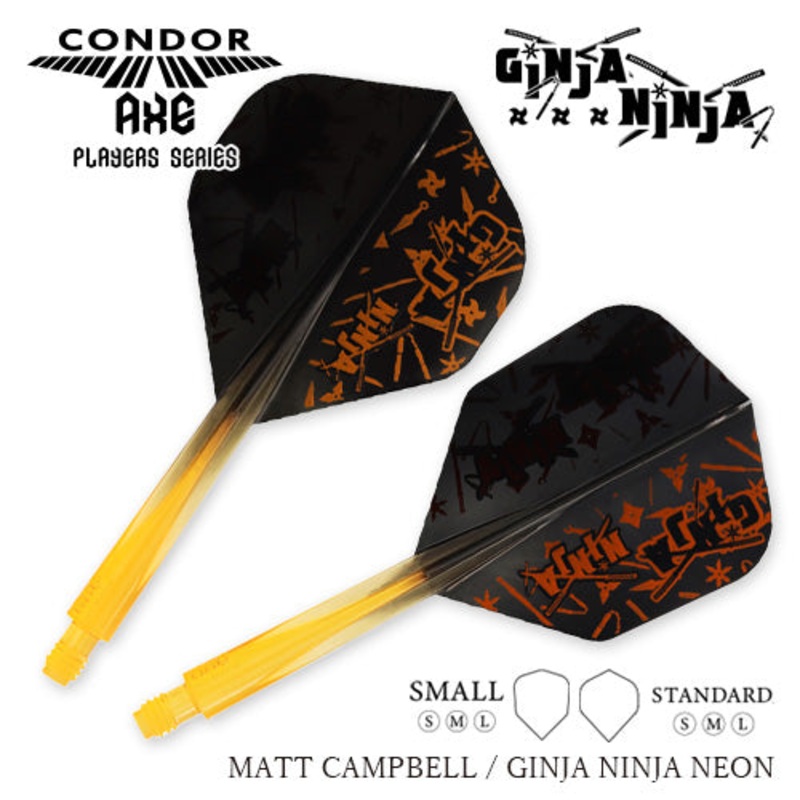 Standard Matt Campbell Gradient Condor Axe Flight – Short 21.5mm