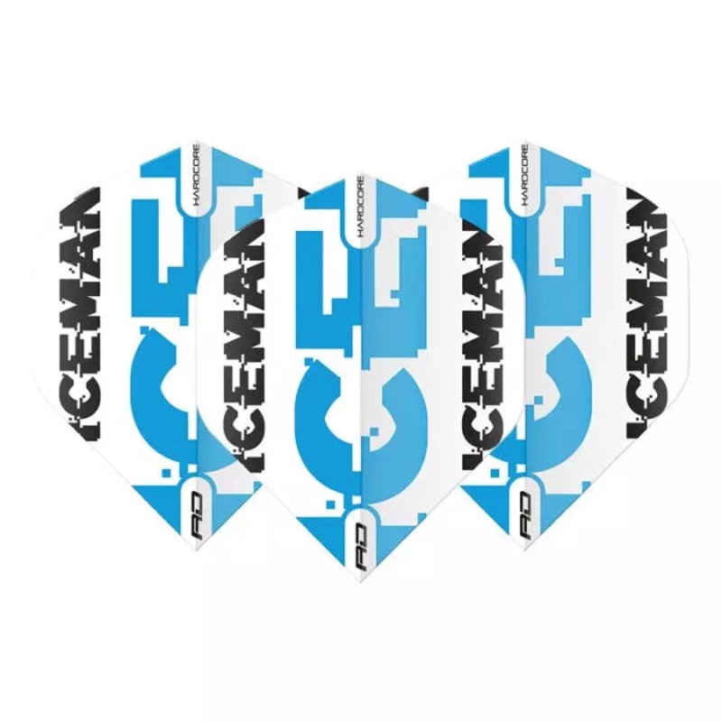 Hardcore Gerwyn Price – White & Blue Logo Flights