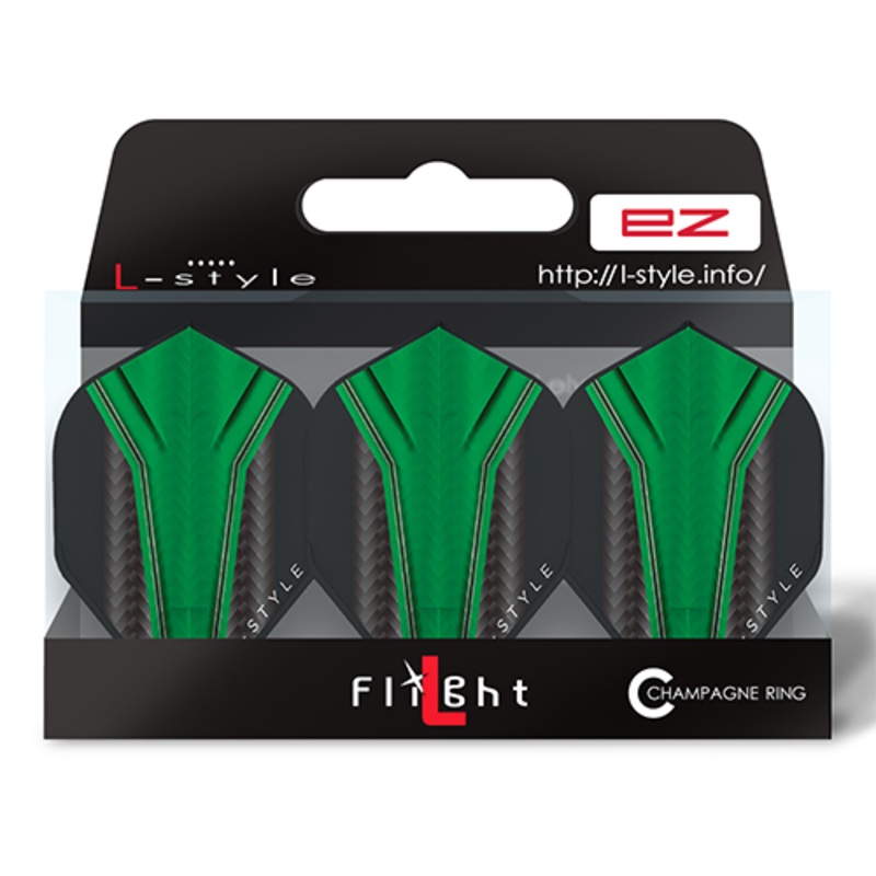 L-Style EZ L1 Green Inception Standard Shape Dart Flights