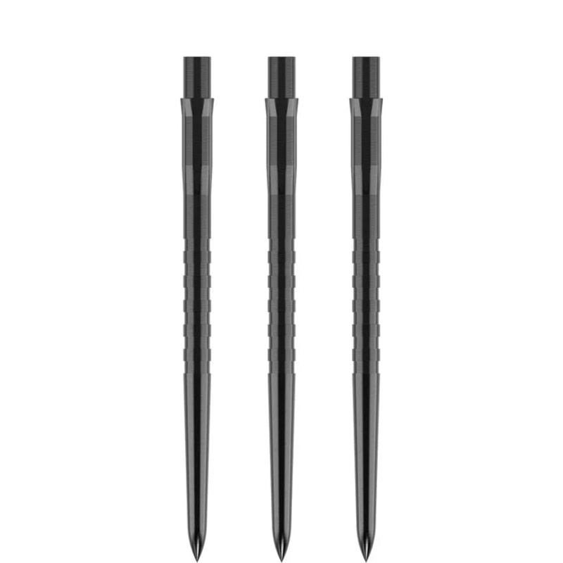 Mission Caliburn Replaceable Dart Points – Grooved – Black 38mm