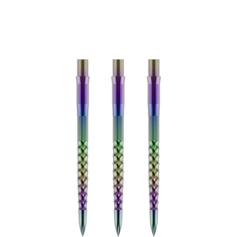 Mission Caliburn Replaceable Dart Points – Ripple – Coral 38mm
