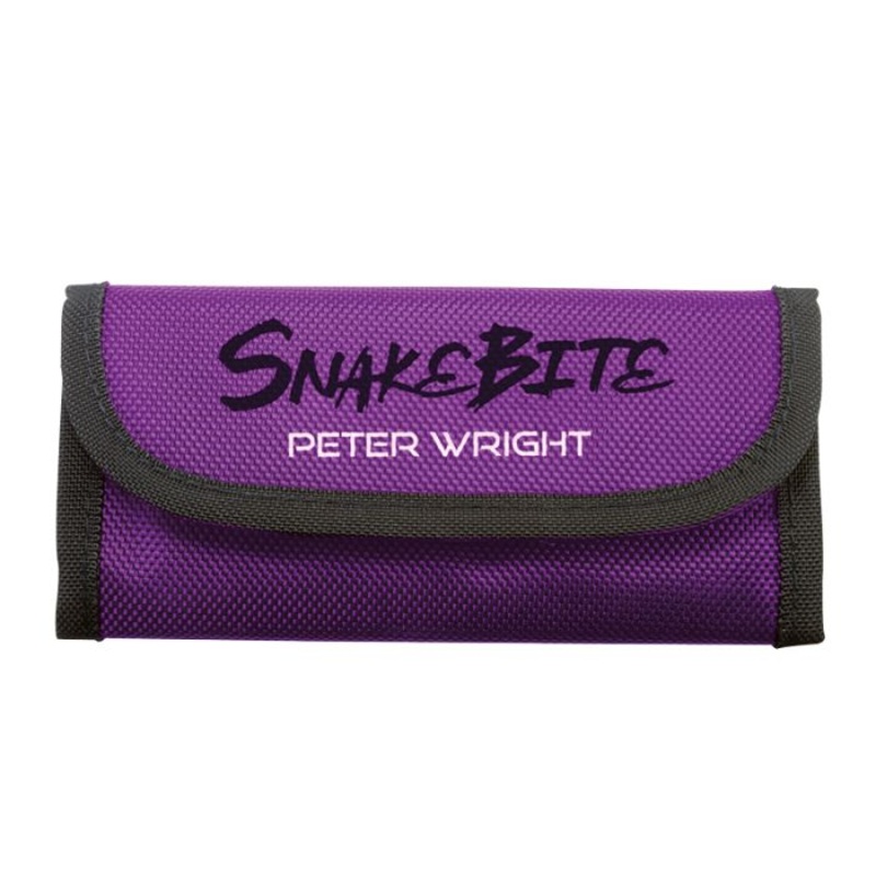 Peter Wright Trifold Wallet – Purple and Black