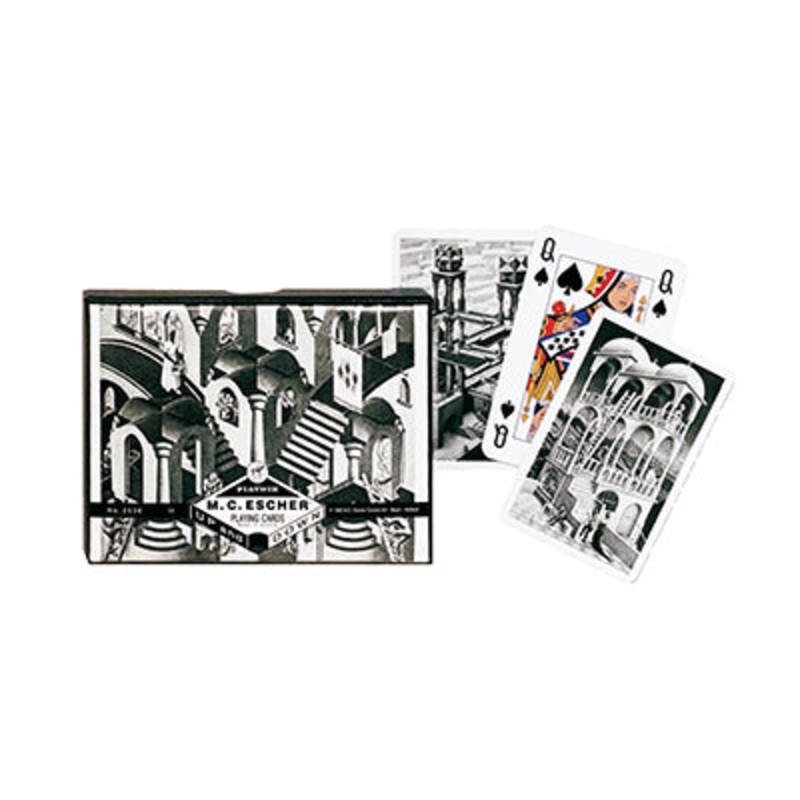 Piatnik-M.C Escher Up & Down Double Deck of Playing Cards