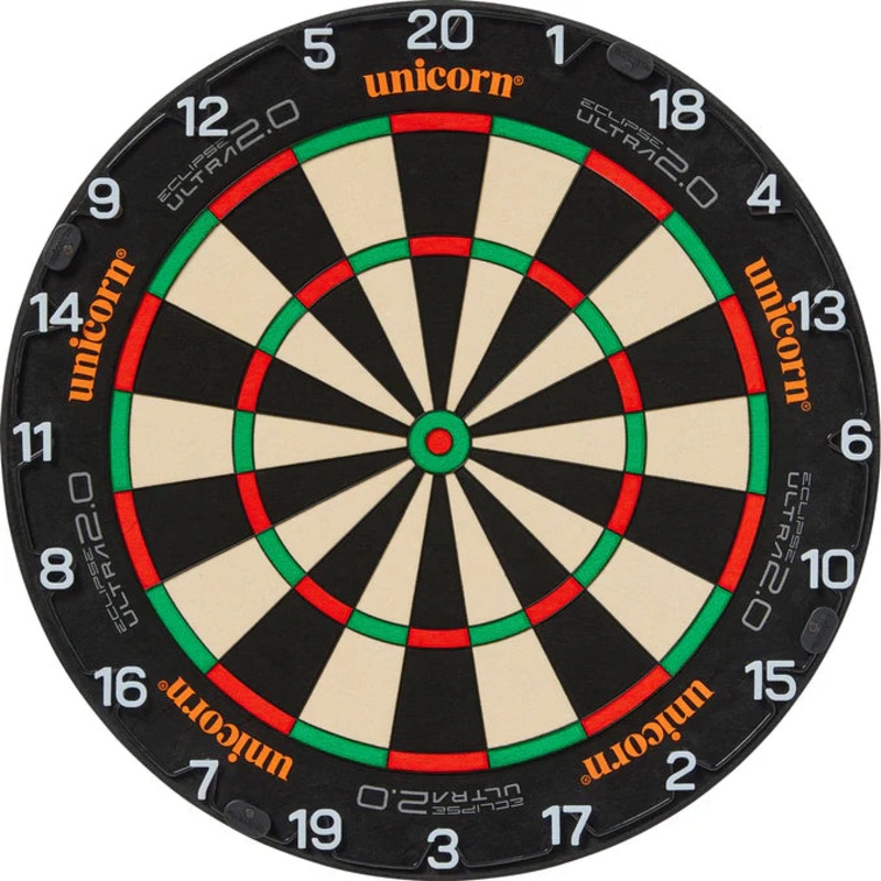 Unicorn Eclipse Ultra 2.0 Dartboard – Professional – Ultra Thin Wires-Pre Order
