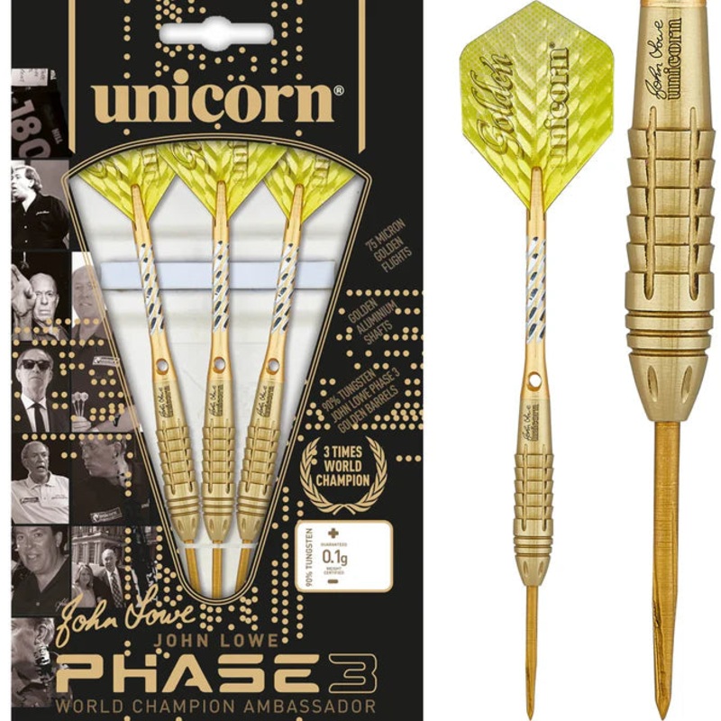 Unicorn John Lowe 23g World Champion Phase 3