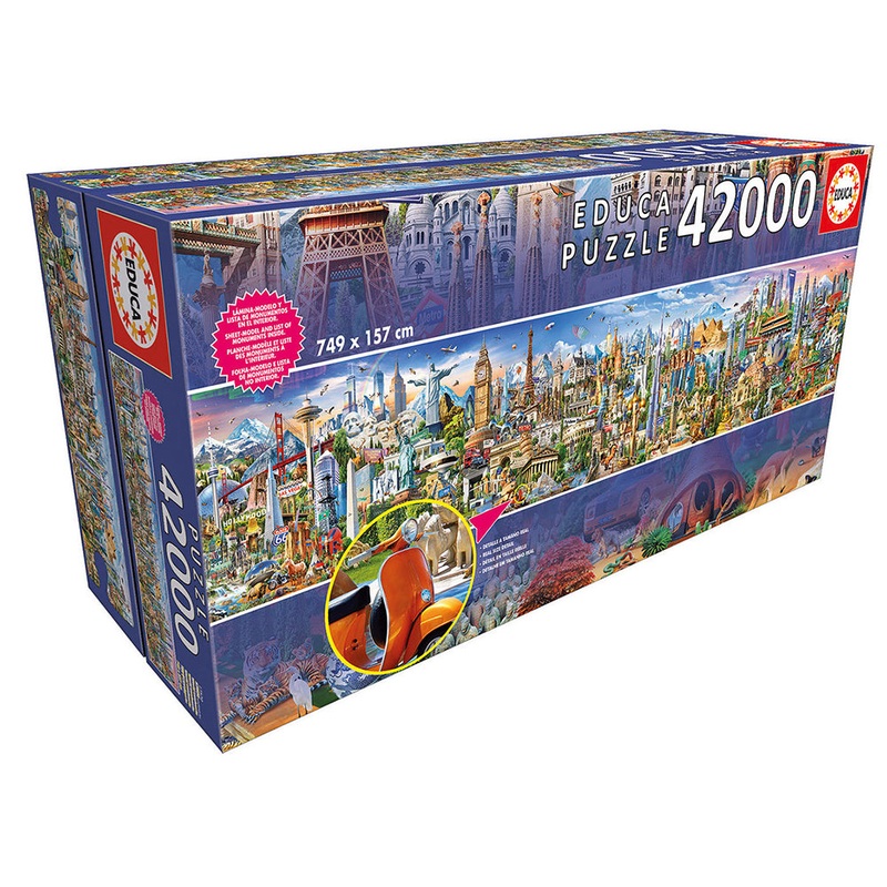 42,000 Piece Puzzle – Around the World