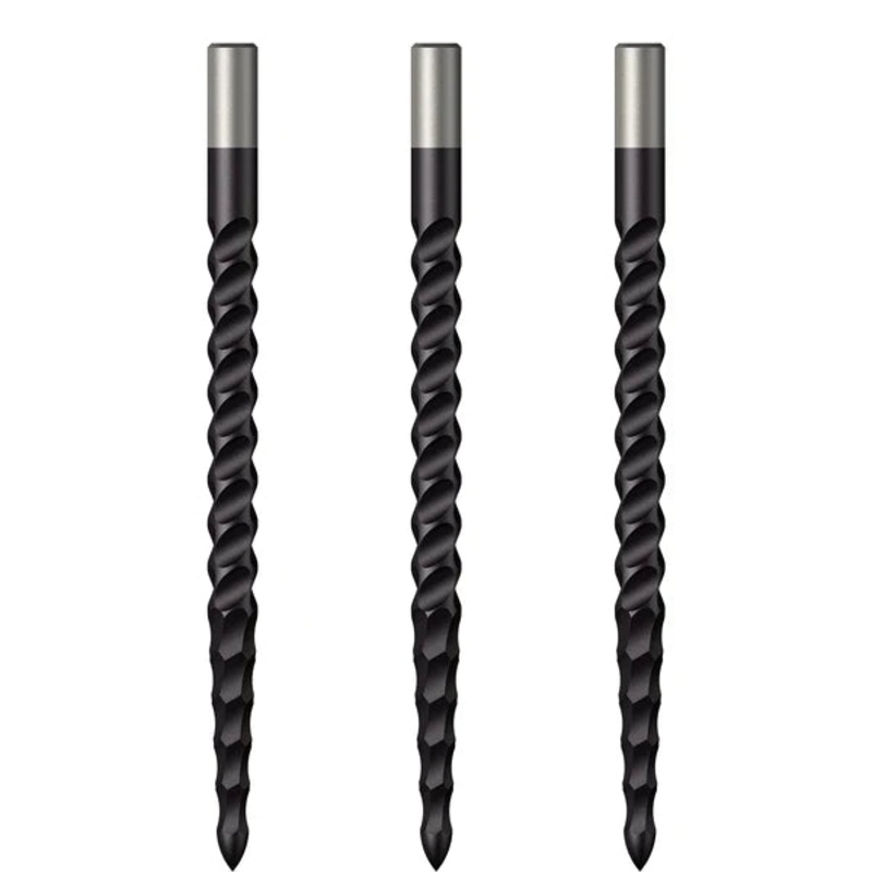 Mission Lunar CS Dart Points Rough Cut – Black-36mm