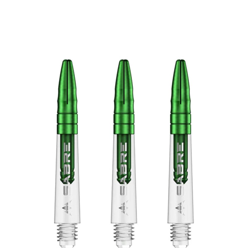 Mission Sabre Shafts – Clear – Green Top-Short