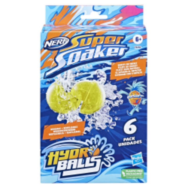 NERF – SUPERSOAKER – 6pk HYDRO BALLS