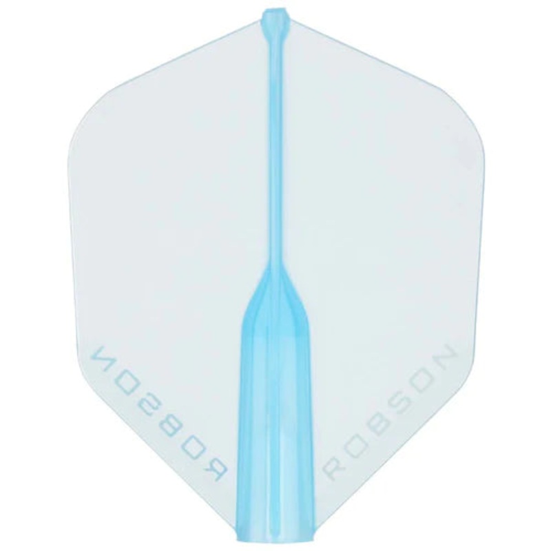Robson Plus Crystal Dart Flights – Shape Blue