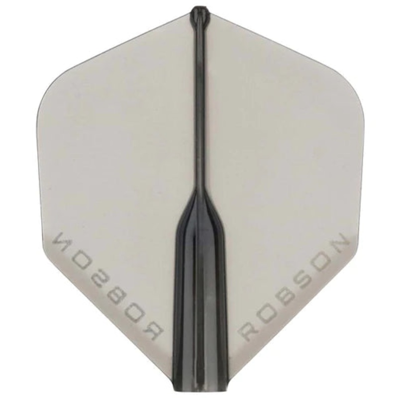 Robson Plus Crystal Dart Flights – Standard Black
