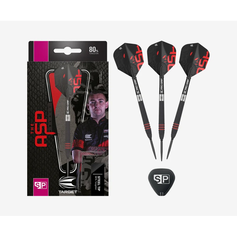 The Asp Black SP 24g 80% Tungsten Darts