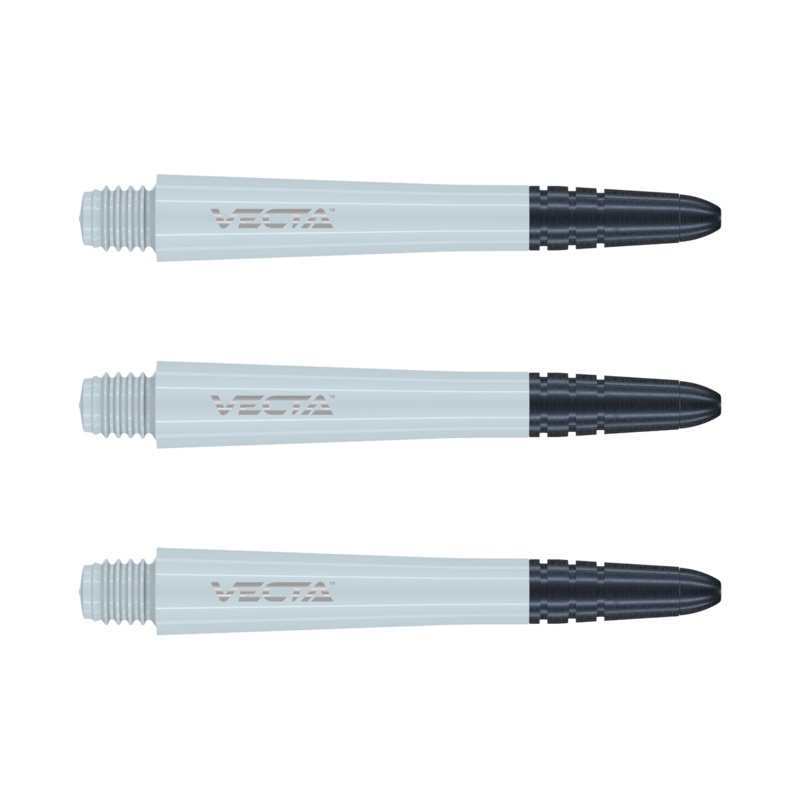 Winmau Vecta Medium White/Black Shafts