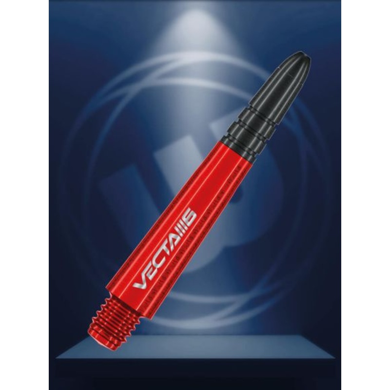 Winmau Vecta Short Red/Black Shafts