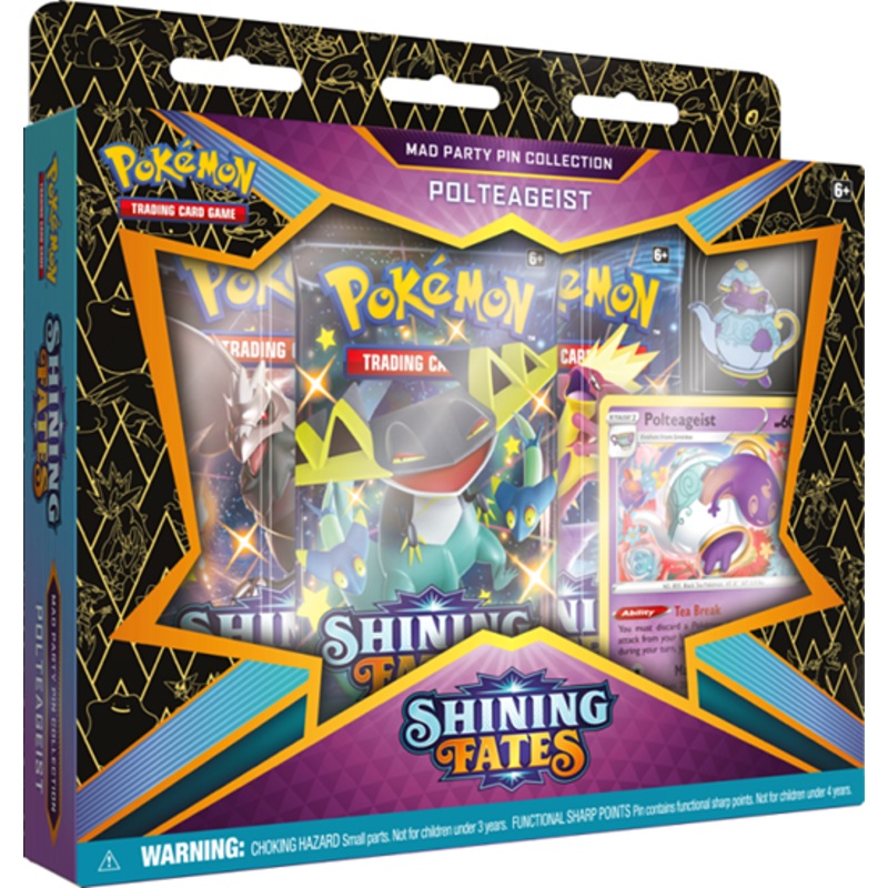 Pokemon: Shining Fates: Mad Party Pin Collection