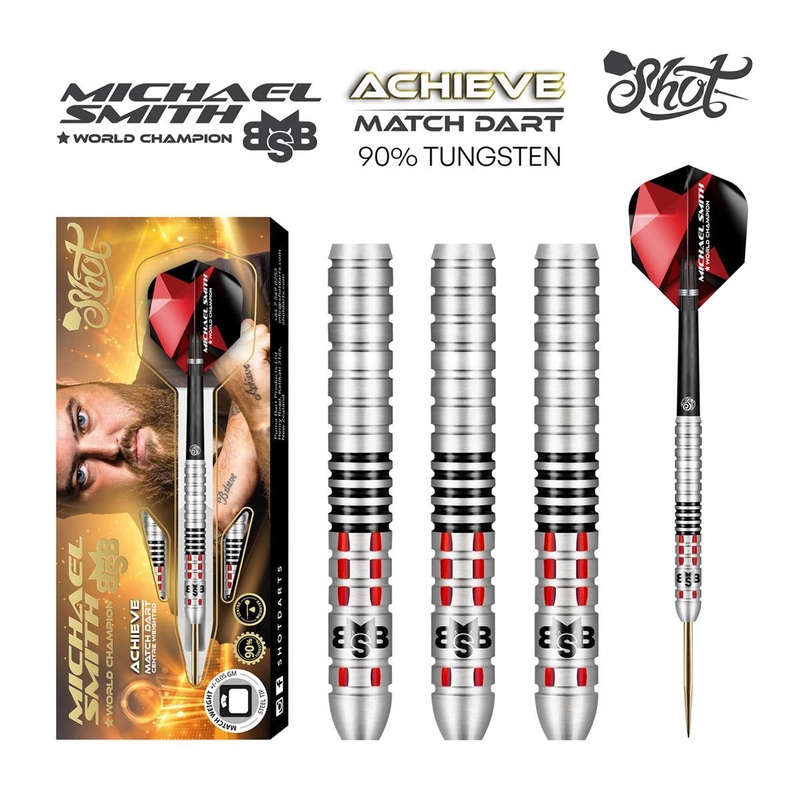 Shot Michael Smith Achieve 90% Tungtsen Darts