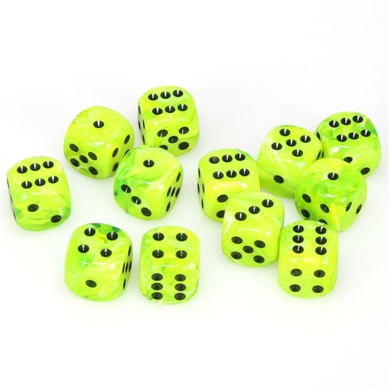 Vortex Dice: 12D6 Bright Green / Black