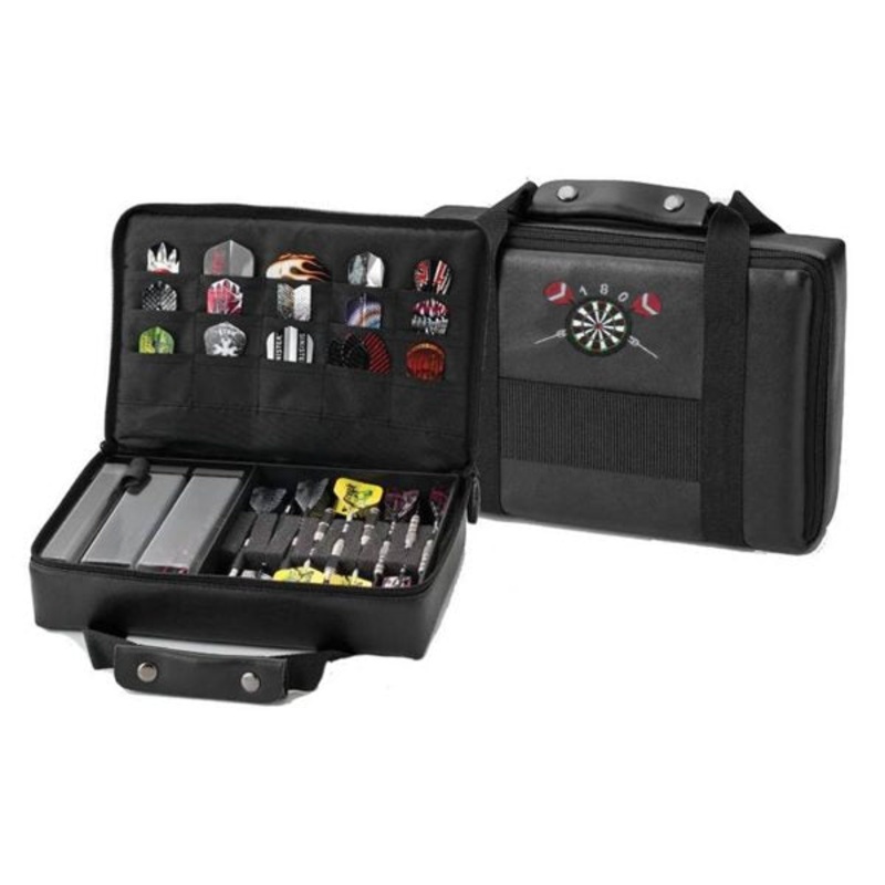180 Case Pro 3 Dart Set Suitcase  Black