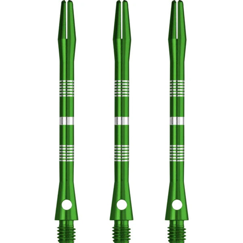 Designa Multiline Aluminium Shafts – Regrooved-Long Green
