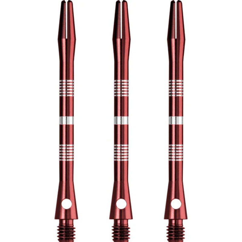 Designa Multiline Aluminium Shafts – Regrooved-Long Red