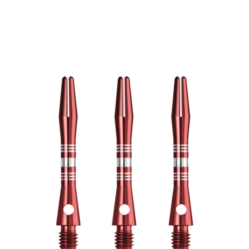 Designa Multiline Aluminium Shafts – Regrooved-Short Red