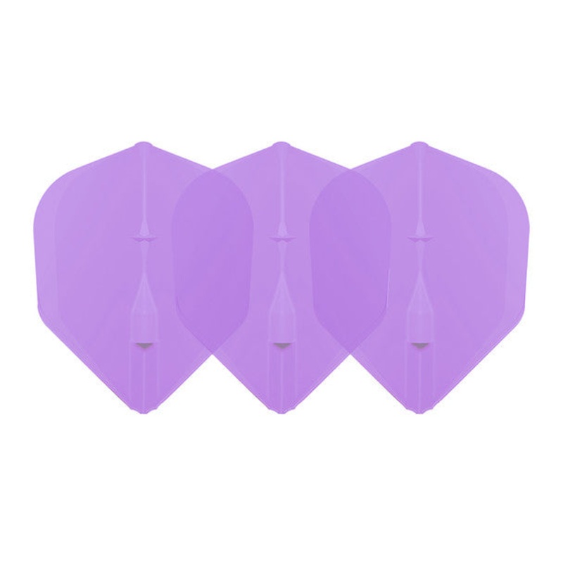 L-Style EZ L3 Standard Flights – Clear Purple