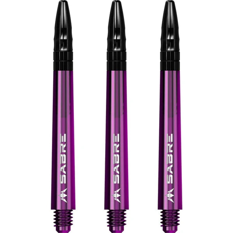 Mission Sabre Shafts-Purple/Black Short 36mm