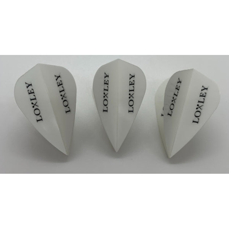 Loxley White Kite Extra Thick 150 Micron Flights