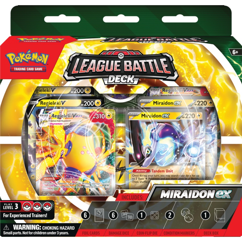POKEMON LEAGUE BATTLE DECK MIRAIDON EX