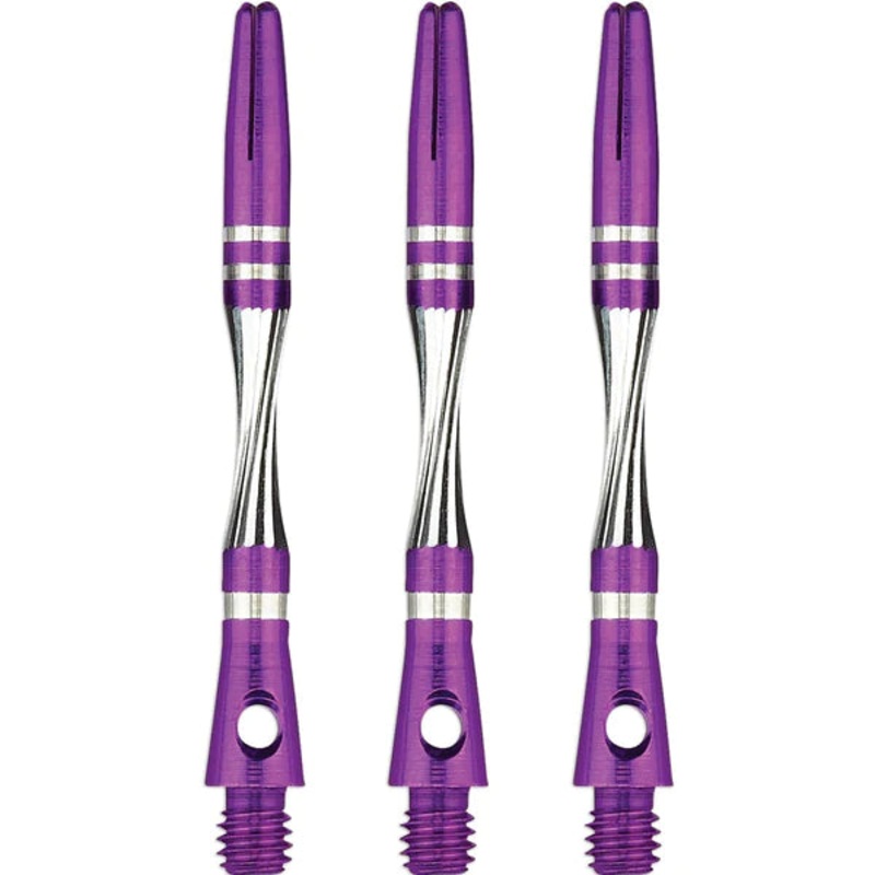 Unicorn Twist Dart Shafts – Aluminium Stems – Purple
