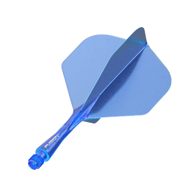 Winmau Fusion Integrated Flight & Shaft Azure Blue Medium