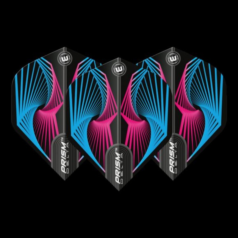 Winmau Prism Delta Blue and Pink Flights