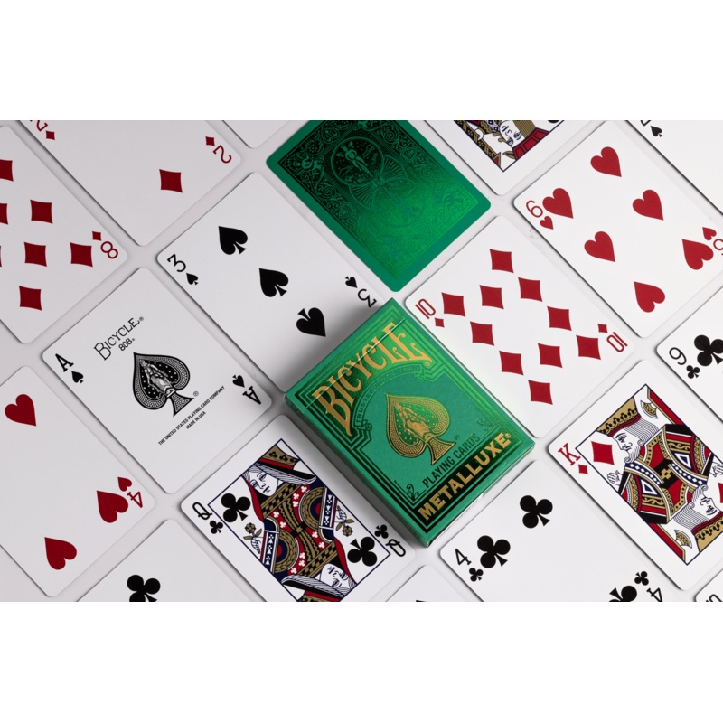 BICYCLE – METALLUXE GREEN Playing Cards