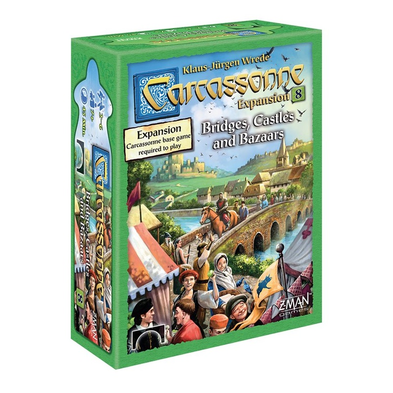Carcassonne: Expansion #8 – Bridges, Castles & Bazaars