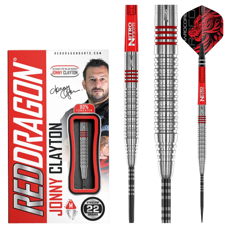 Jonny Clayton 2.0 22g 90% Tungsten Darts