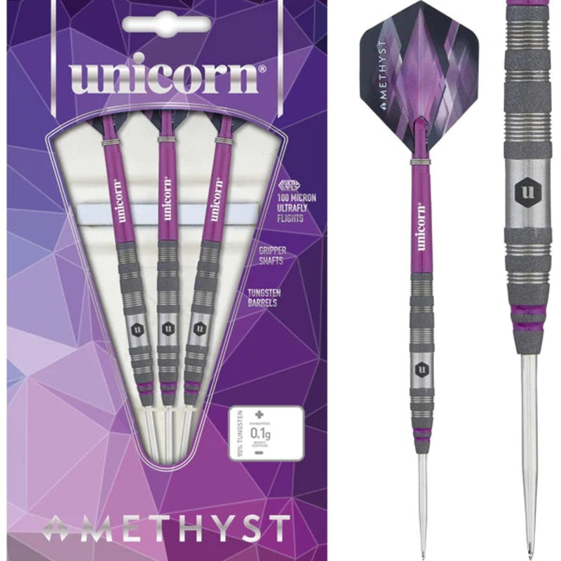Unicorn Amethyst Style 2 21g Sandblasted