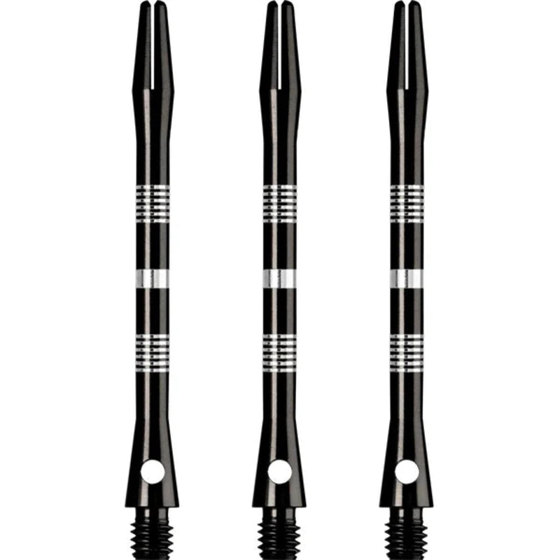 Designa Multiline Aluminium Shafts – Regrooved-Long Black