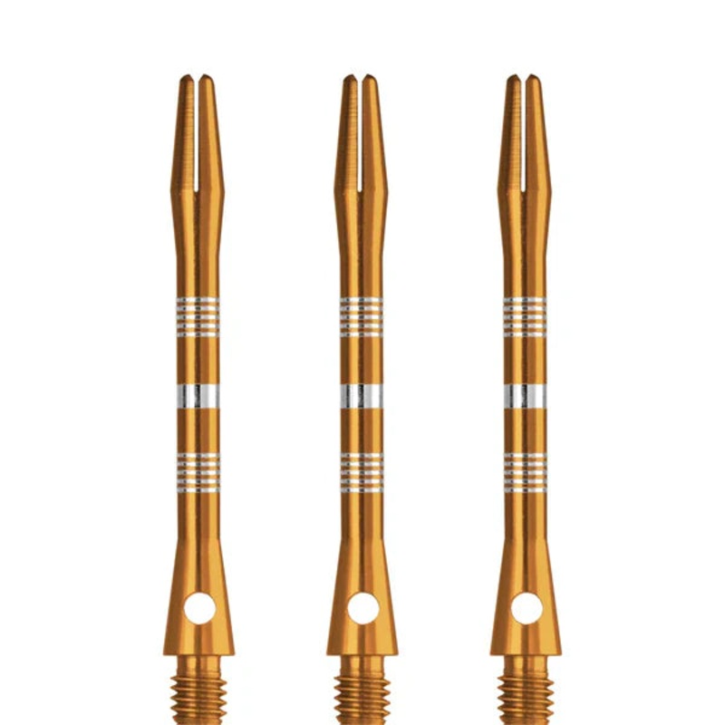 Designa Multiline Aluminium Shafts – Regrooved-Long Gold